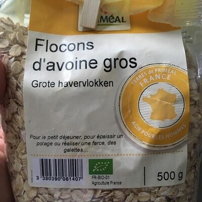 Flocon d’avoine front packaging