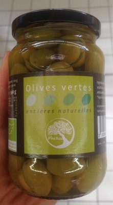 Olives vertes entières naturelles