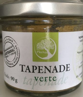 Tapenade verte front packaging
