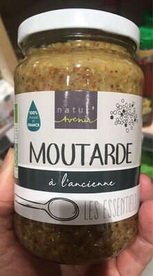 Moutarde à l'ancienne front packaging