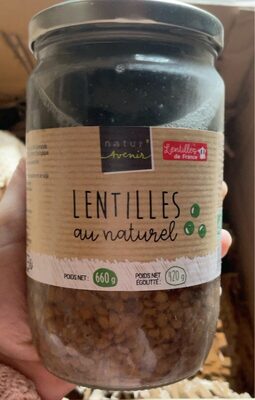 Lentilles au naturel