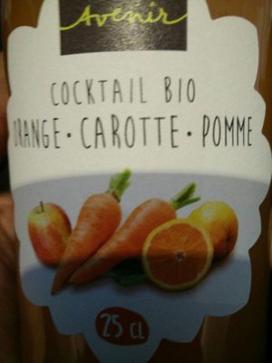 Cocktail Bio Orange Carotte Pomme