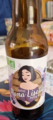 Bière blanche aromatisée à la myrtille
