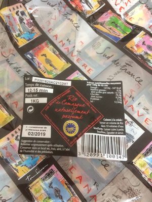 Riz de camargue naturellement parfumé