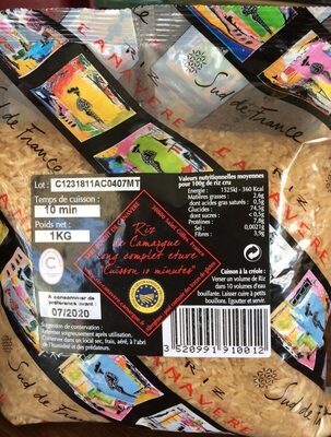 Riz de Camargue long complet