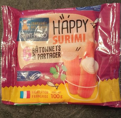 Happy surimi front packaging