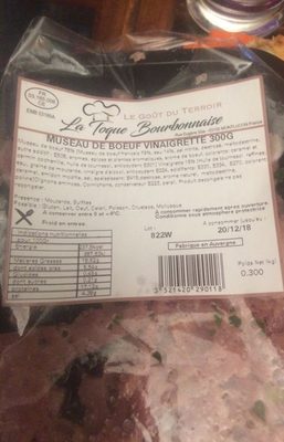 Museau boeuf vinaigrette