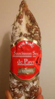 Saucisson sec de pays front packaging