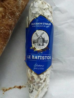 Saucisson d'arles front packaging