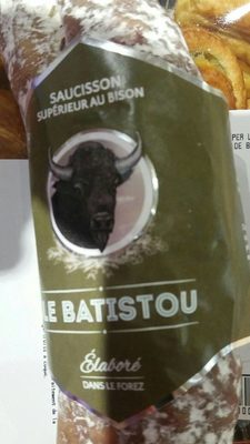 Saucisson au bison front packaging
