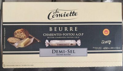Beurre de dégustation demi-sel Charentes-Poitou AOP