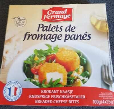 Palets de fromage panés