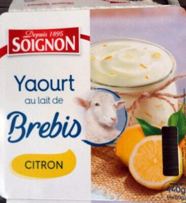 Yaourt au lait de brebis - Citron