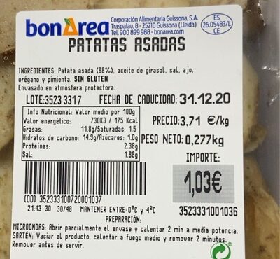 Patatas asadas
