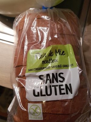 Pain de mie sans gluten