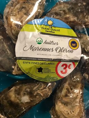 Huitres Marennes Oléron