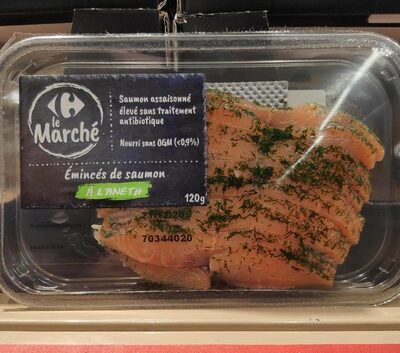 Émincés de saumon à l'aneth