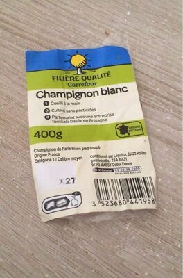 Champignons de paris blancs