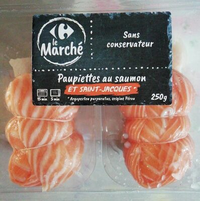 Paupiettes de saumon et Saint Jacques*