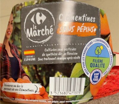 Clémentines sans pépins*