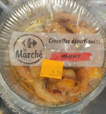 Crevettes décortiquées cuites sauce pimentée CRF