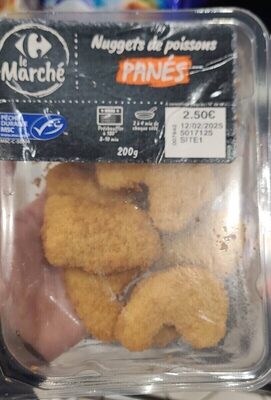 Nuggets de poissons Panés