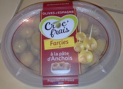 Olives farcies à la pâte d'anchois