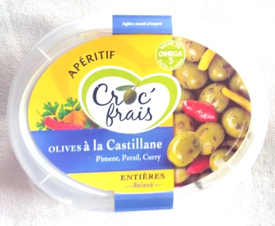 Olives à la Castillane entières relevé