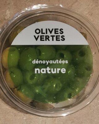 Olive verte dénoyautées