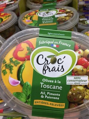 Croc frais olives a la toscanes