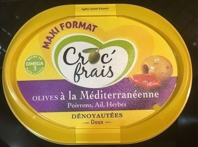 Olives à la Méditerranéenne, dénoyautées