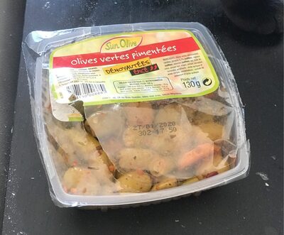 Olives vertes pimentees
