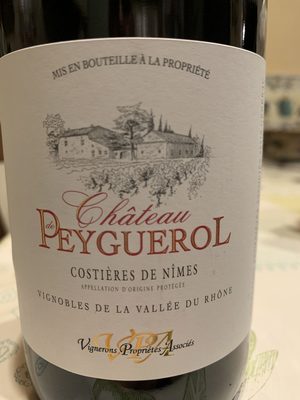 Château Peyguerol costières de Nîmes front packaging