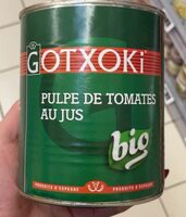 Pulpe de tomates au jus bio
