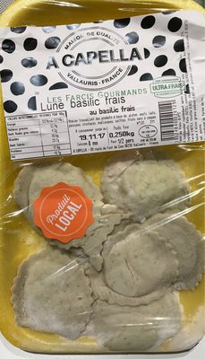 Pâtes Lune Basilic au basilic frais