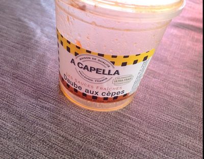 Daube aux cèpes front packaging