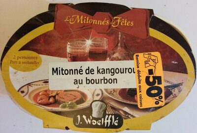Mitonné de kangourou au bourbon