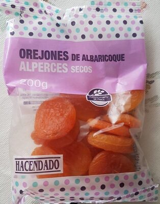 Orejones de albaricoque front packaging