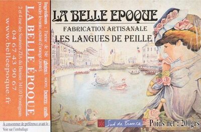 Les langues de peille front packaging
