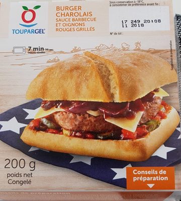 Burger Charolais sauce barbecue