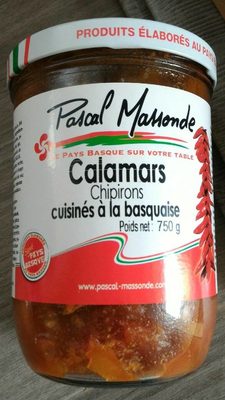 Calamars cuisinés à la basquaise
