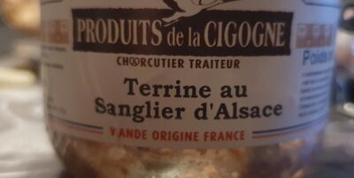 Terrine au sanglier d'alsace