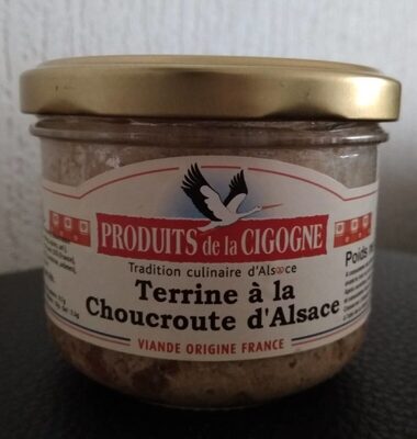 Terrine à la choucroute d'Alsace front packaging