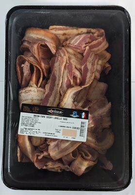 Bacon fumé crispy lamelles front packaging