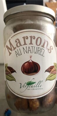 Marrons au naturel