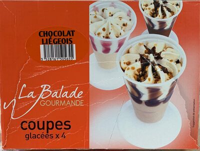 Coupes glacées chocolat liegeois