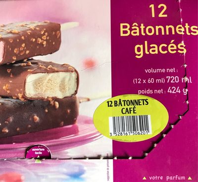12 batonnets glacés