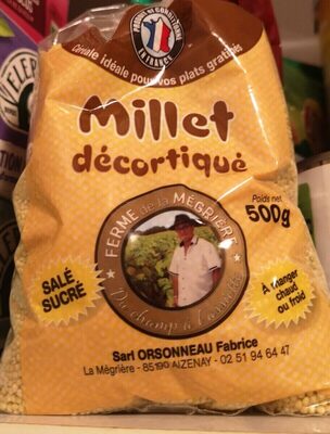 Millet décortiqué