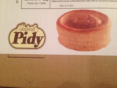 Pidy Vol-au-vent Repas With Lid, 9.5 CM - Pack Of
