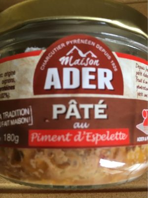 Paté au piment d’espelette